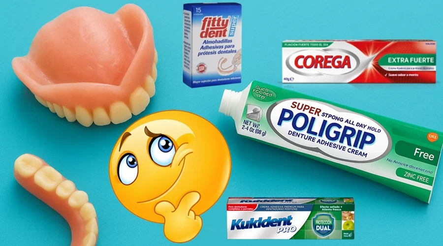 pegamento dental para prótesis